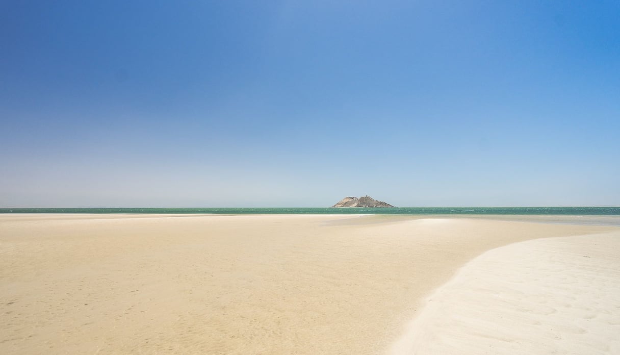 L'Îles du Dragon, près de la perle du sud marocain, Dakhla.