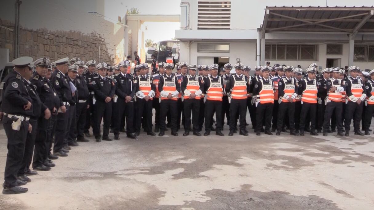 Le dispositif sécuritaire a été renforcé à Agadir pour sécuriser la soirée du passage à l'année 2023.
