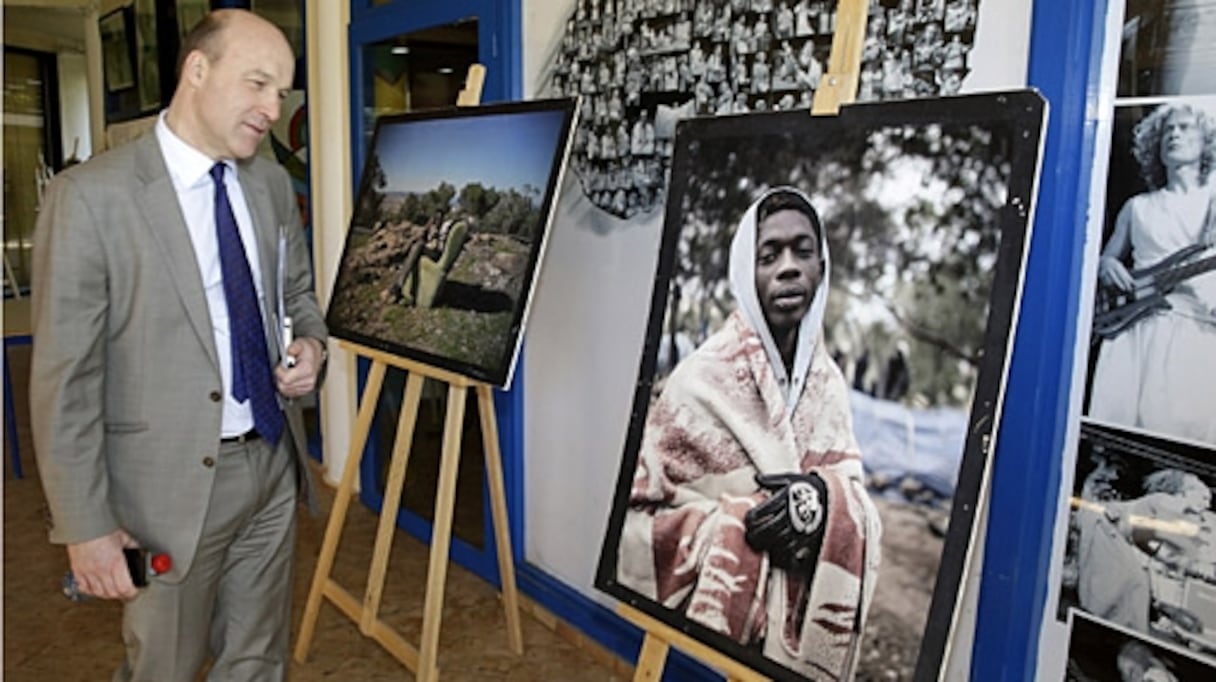 Tim Cole, Envoyé britannique pour la migration, à Rabat, lundi 19 mars 2018.
