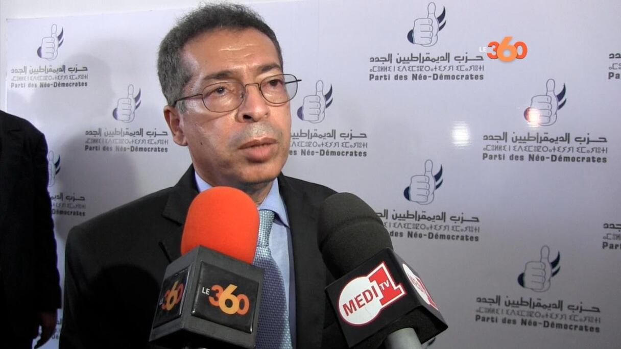 Mohamed Darif, président du parti des néo-démocrates.
