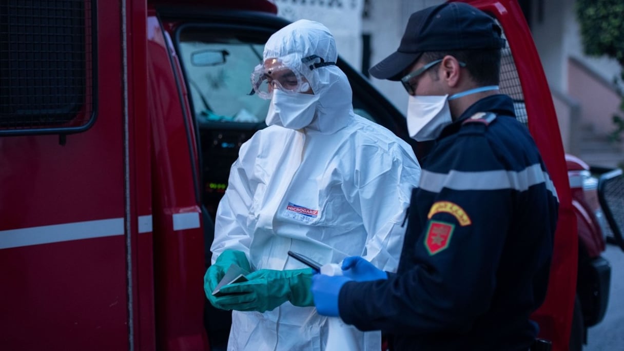 Les services de secours en première ligne dans la lutte que mène Maroc contre la pandémie de Covid-19.
