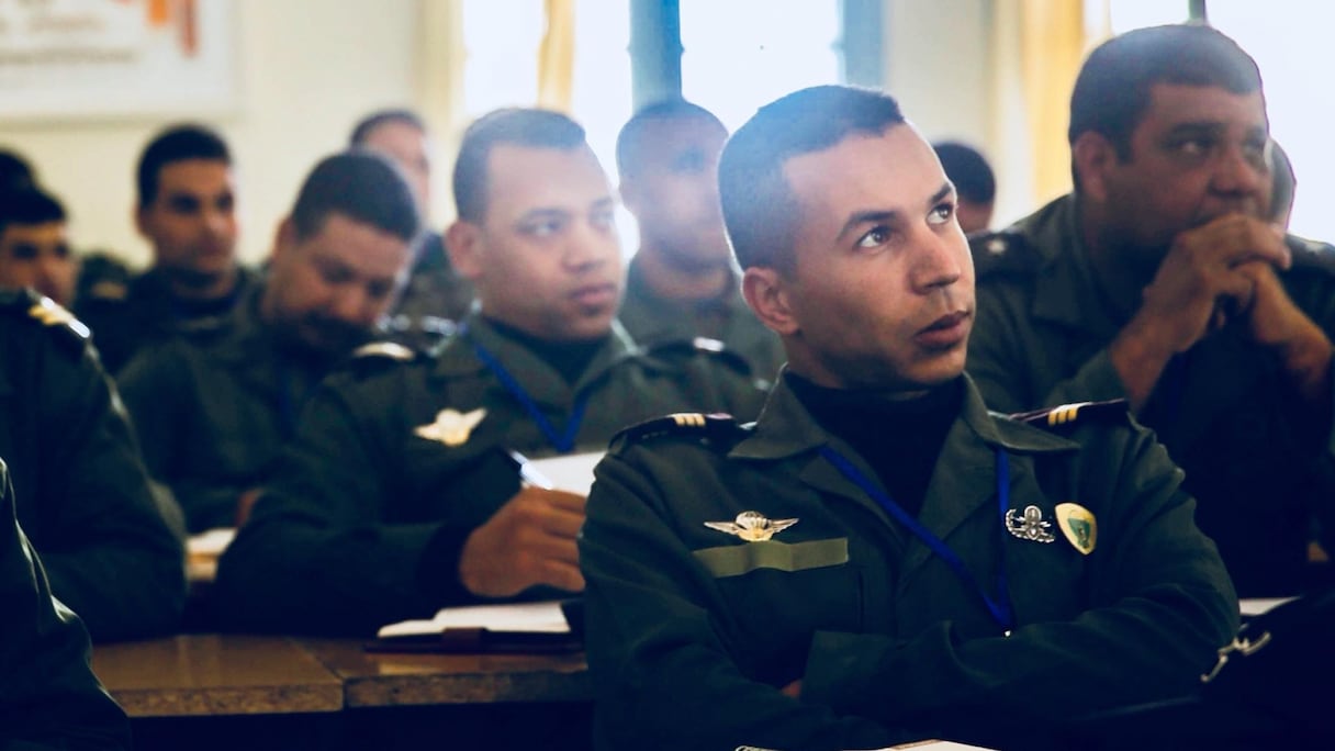 Une séance de formation organisée par les Forces armées royales (FAR).
