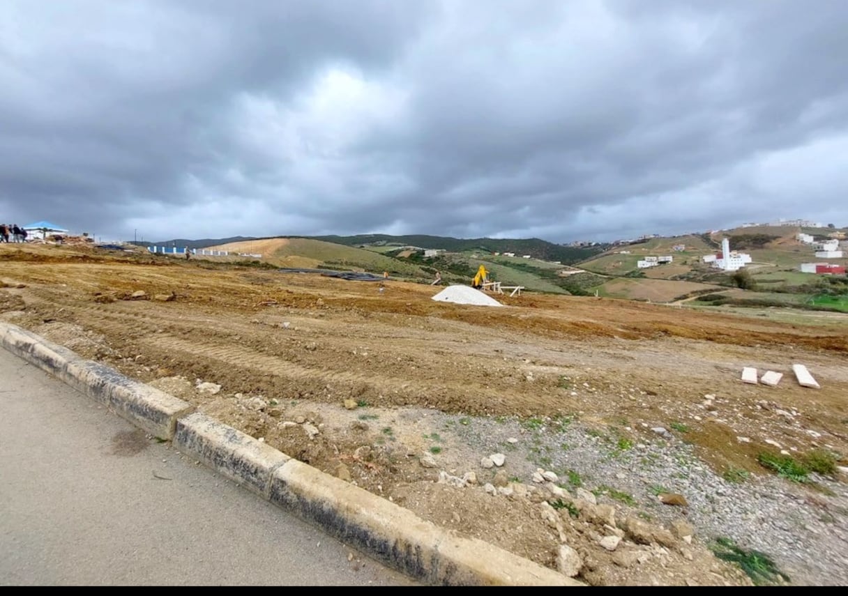 Le site de la zone industrielle Haidara, près de Fnideq
