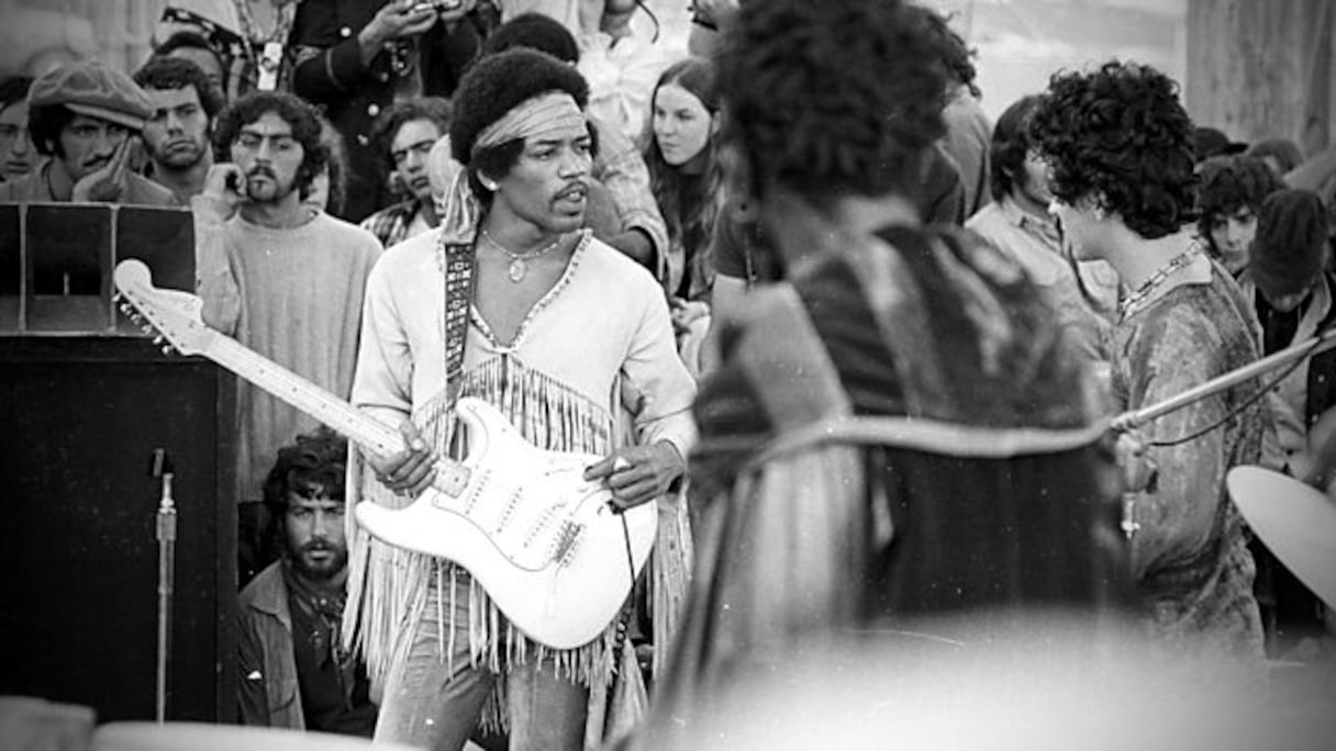 Jimi Hendrix. Woodstock, 1968. 
