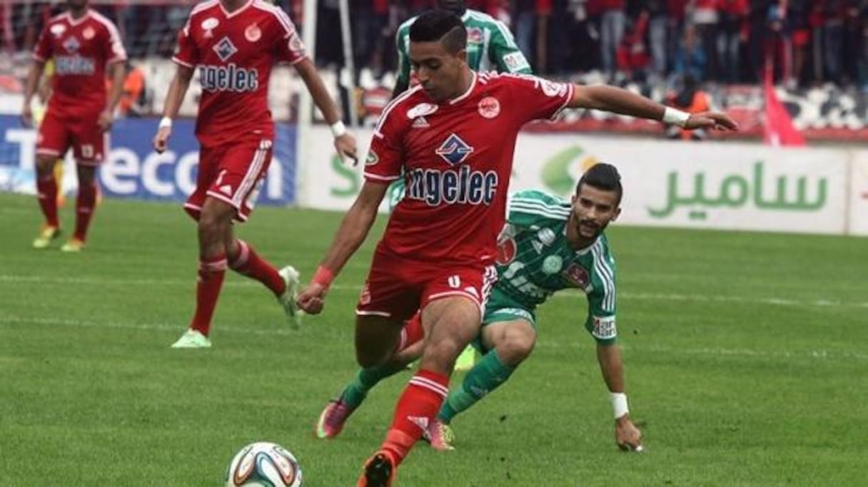 Reda El Hajhouj, attaquant du WAC. 
