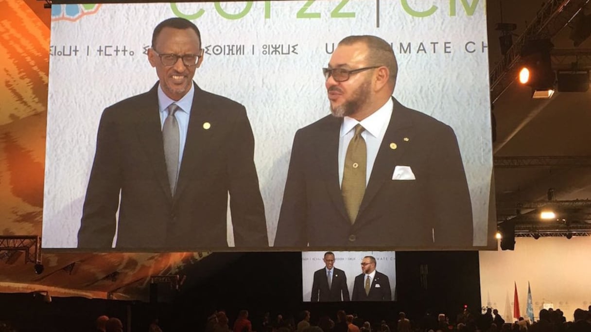 COP22: le roi Mohammed VI reçoit les chefs d'Etat.
