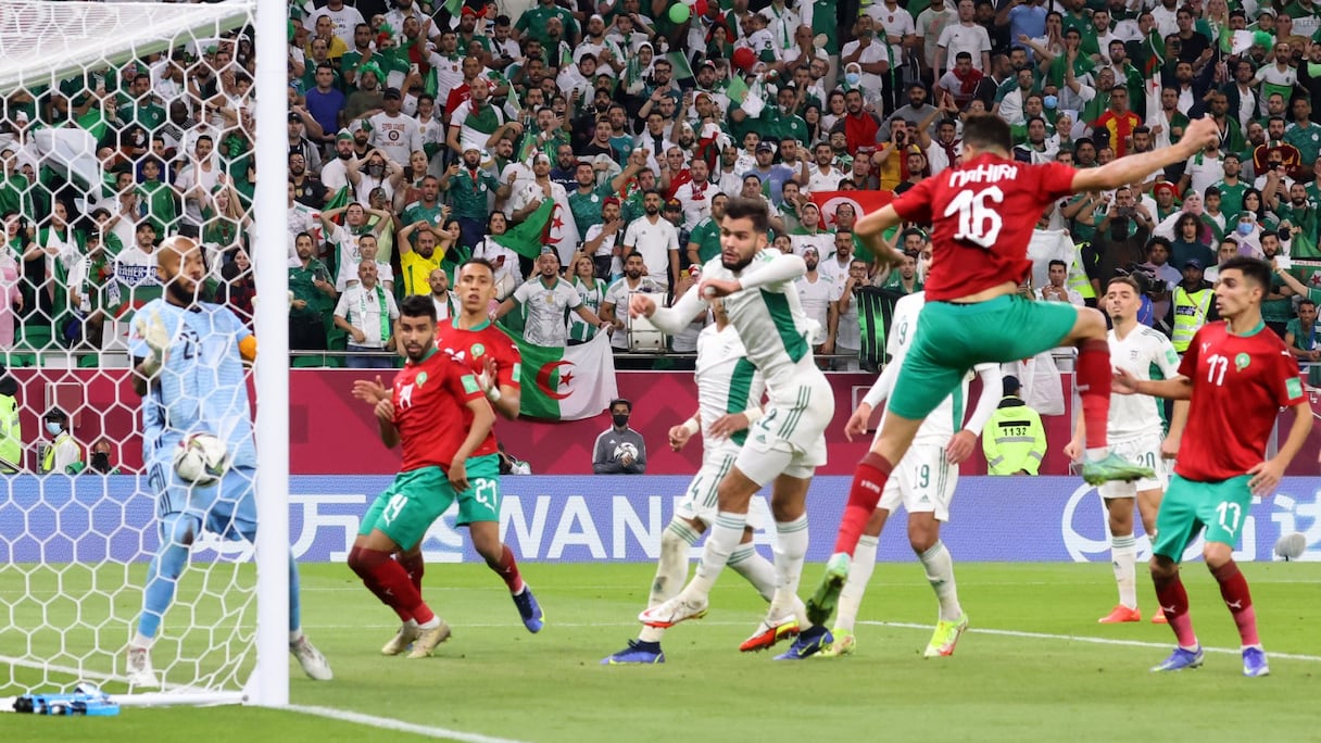 Le quart de finale de la Coupe arabe Maroc-Algérie.
