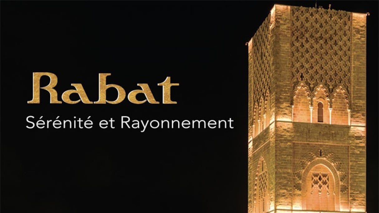 Première de couverture du collectif "Rabat - Sérénité et Rayonnement" (éditions Axions communication). 
