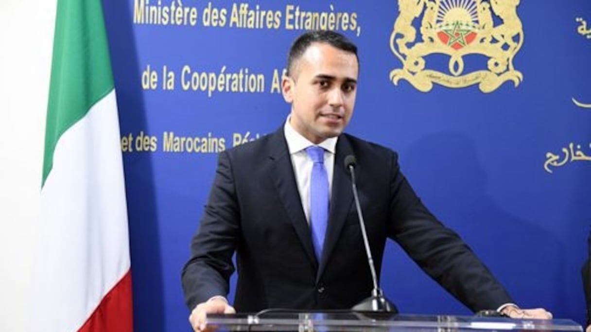 Le ministre italien des Affaires étrangères et de la coopération internationale, Luigi di Maio. 
