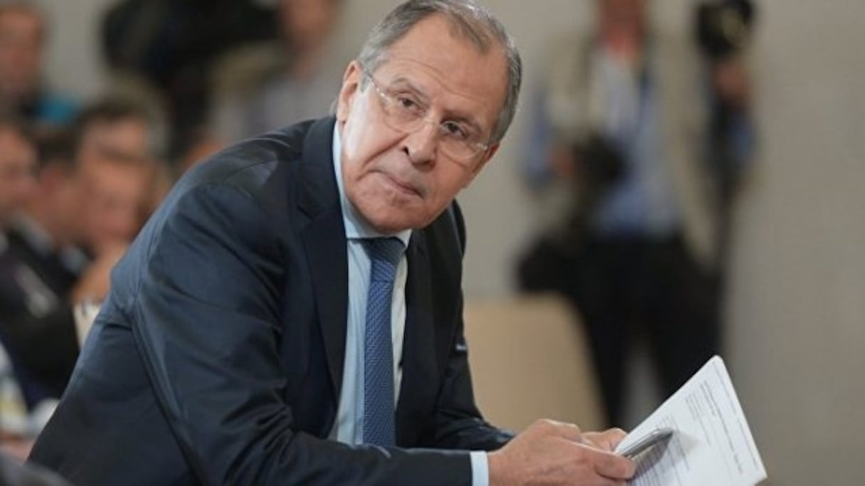 Le ministre russe des Affaires étrangères, Sergueï Lavrov. 
