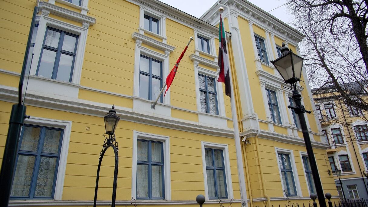 Siège de l'ambassade du Maroc à Oslo.
