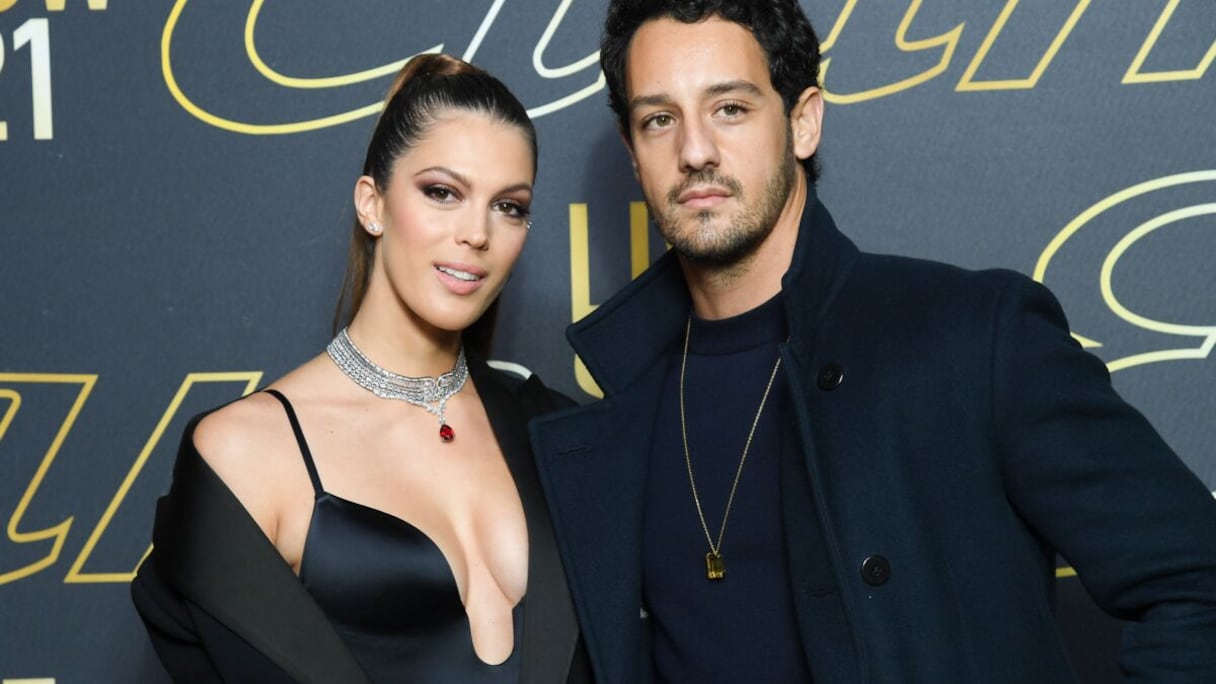 Iris Mittenaere et son fiancé Diego El Glaoui.
