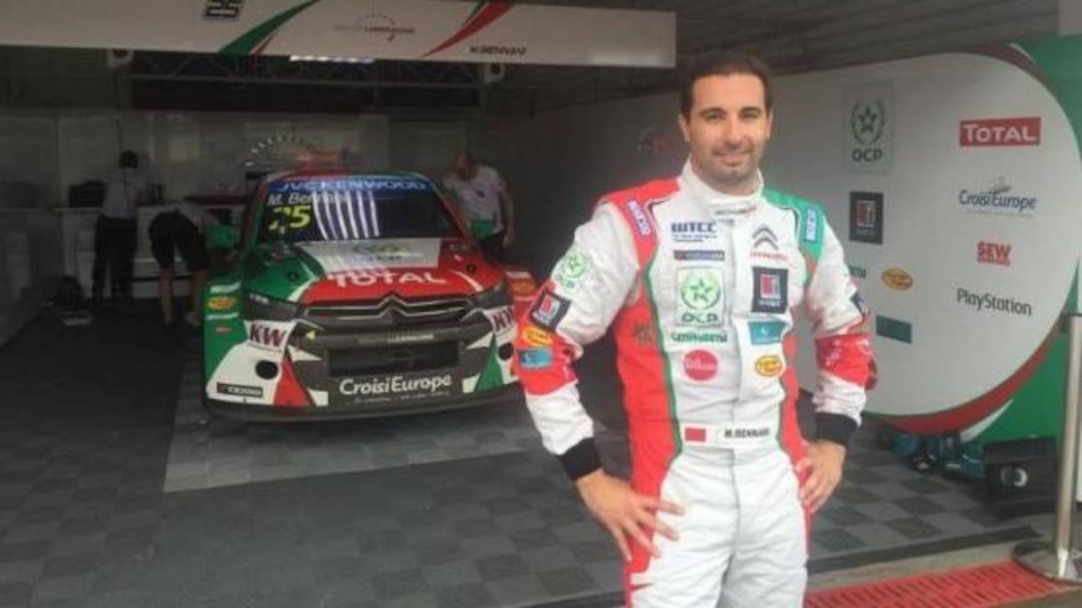 Mehdi Bennani, pilote Citroën en WTCC.
