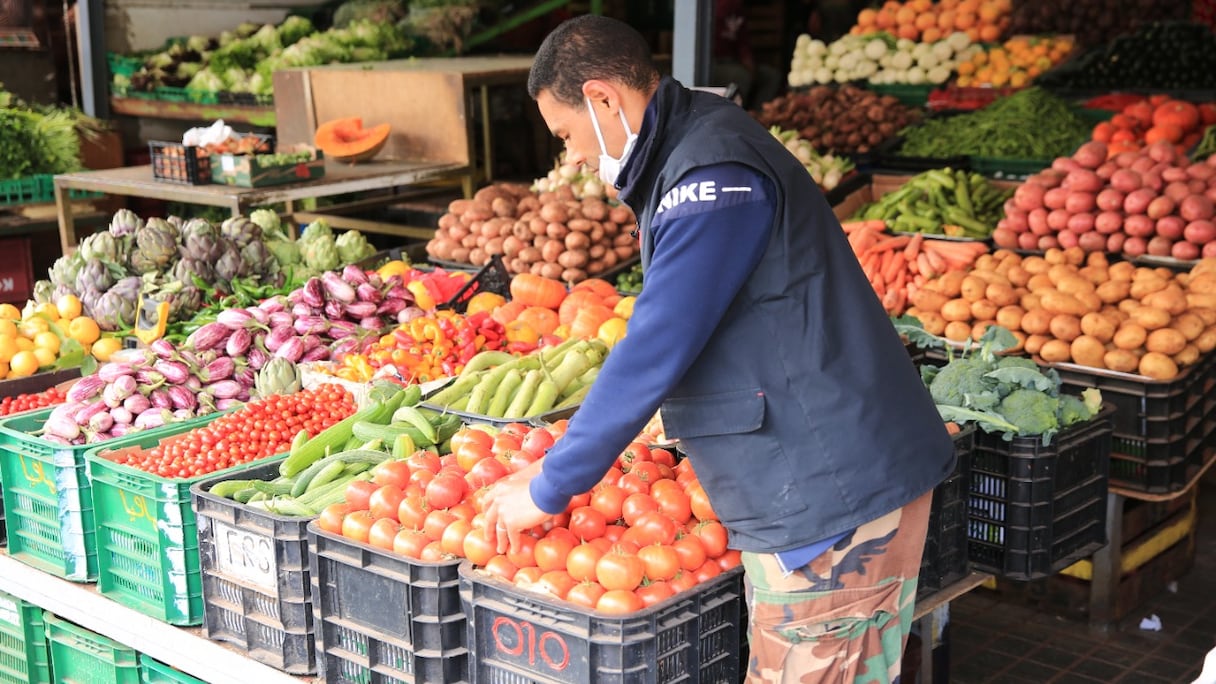 Un marché à Casablanca.
