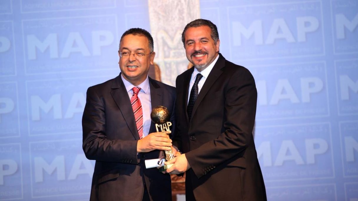 Lahcen Haddad, ministre du Tourisme, et Hamid Bentahar (Accor).
