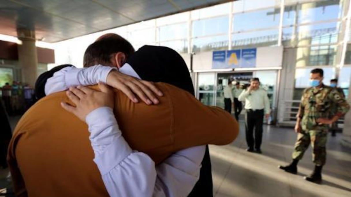 Une Iranienne de retour du pèlerinage à La Mecque, mardi 29 septembre 2015 à Téhéran.
