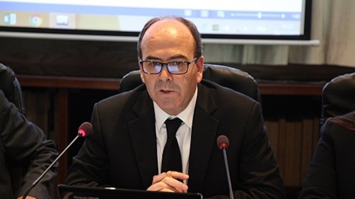 Hakim Benchamass, président de la Chambre des conseillers. 
