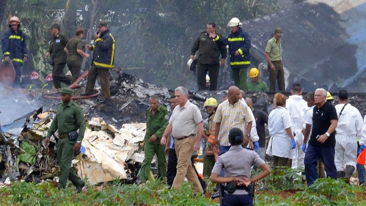 Le président cubain Miguel Diaz-Canel, qui s'est rendu sur place, a déploré "un nombre élevé de victimes". 104 passagers étaient à bord de l'appareil appartenant à la compagnie  Cubana de Aviacion.
