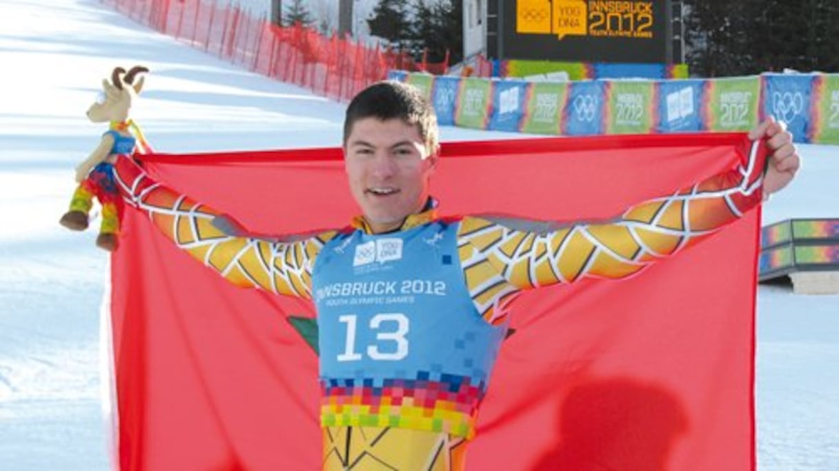 Adame Lamhamdi, skieur marocain.
