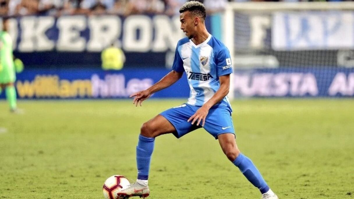 Hicham Boussefiane, joueur marocain de Malaga. 
