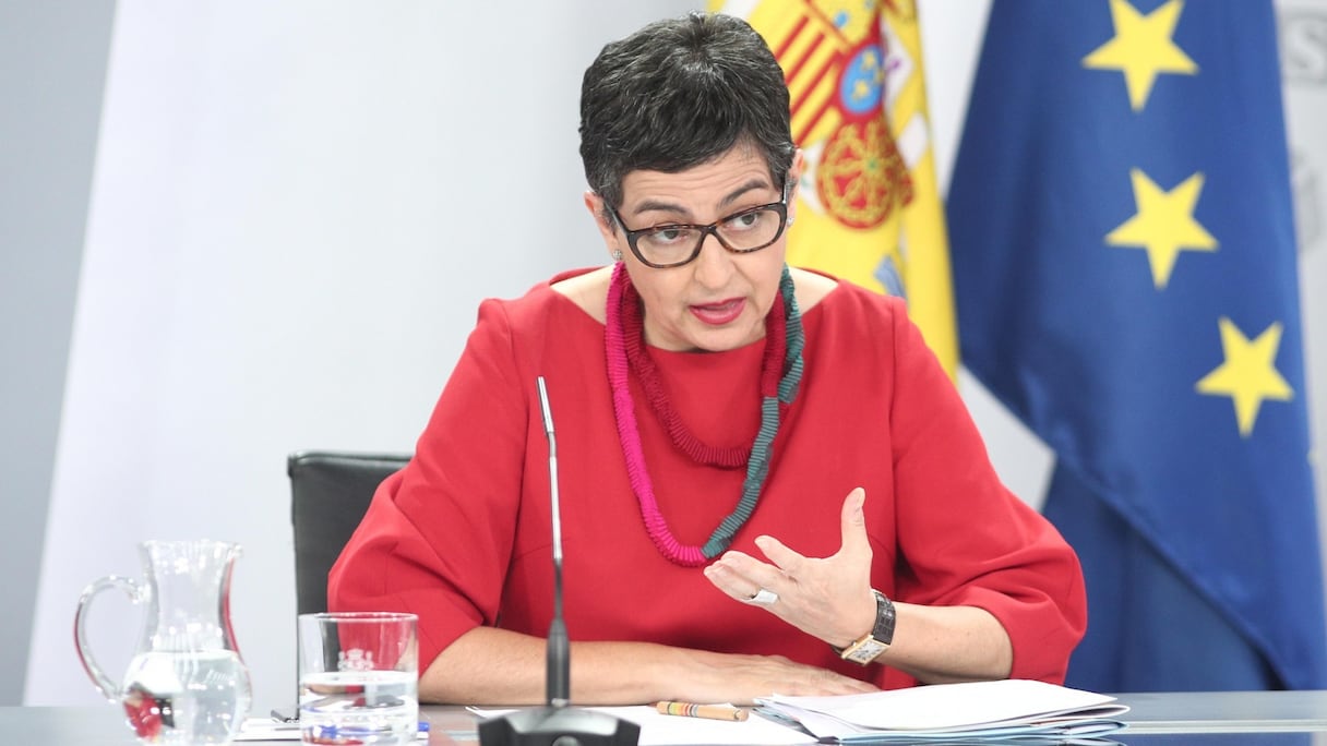 Arancha Gonzalez Laya, ministre espagnole des Affaires étrangères. 
