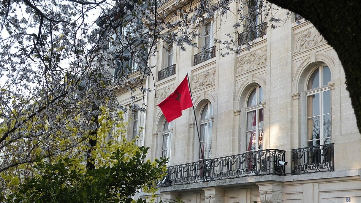 Siège de l'ambassade du Maroc à Paris.
