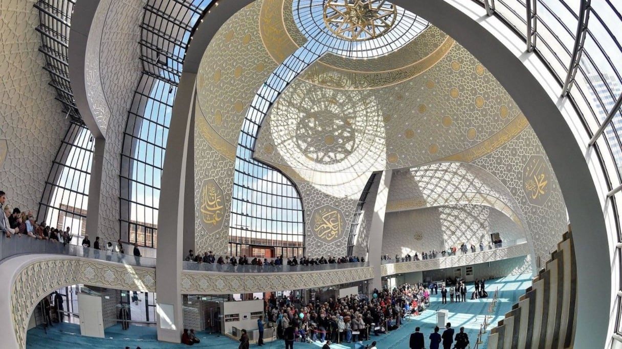 La mosquée centrale de Cologne, en Allemagne.
