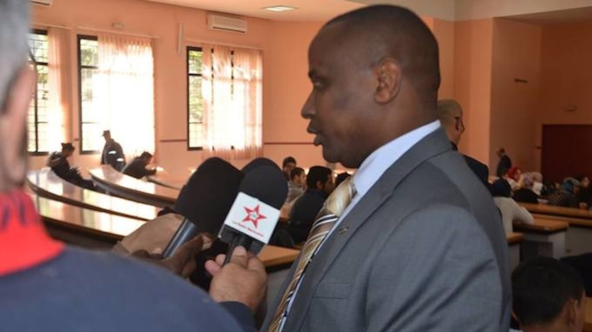 Paul Kananura, président de l'Institut Mandela, Paris. 
