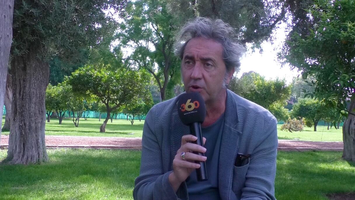 Le réalisateur italien Paolo Sorrentino, président du jury du Festival international du film de Marrakech 2022.
