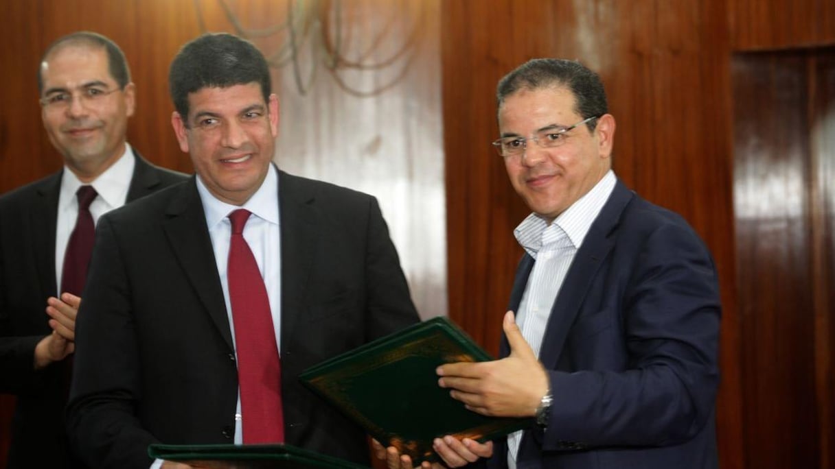 Mustapha Bakkoury et Mohamed Chafik Benkirane.
