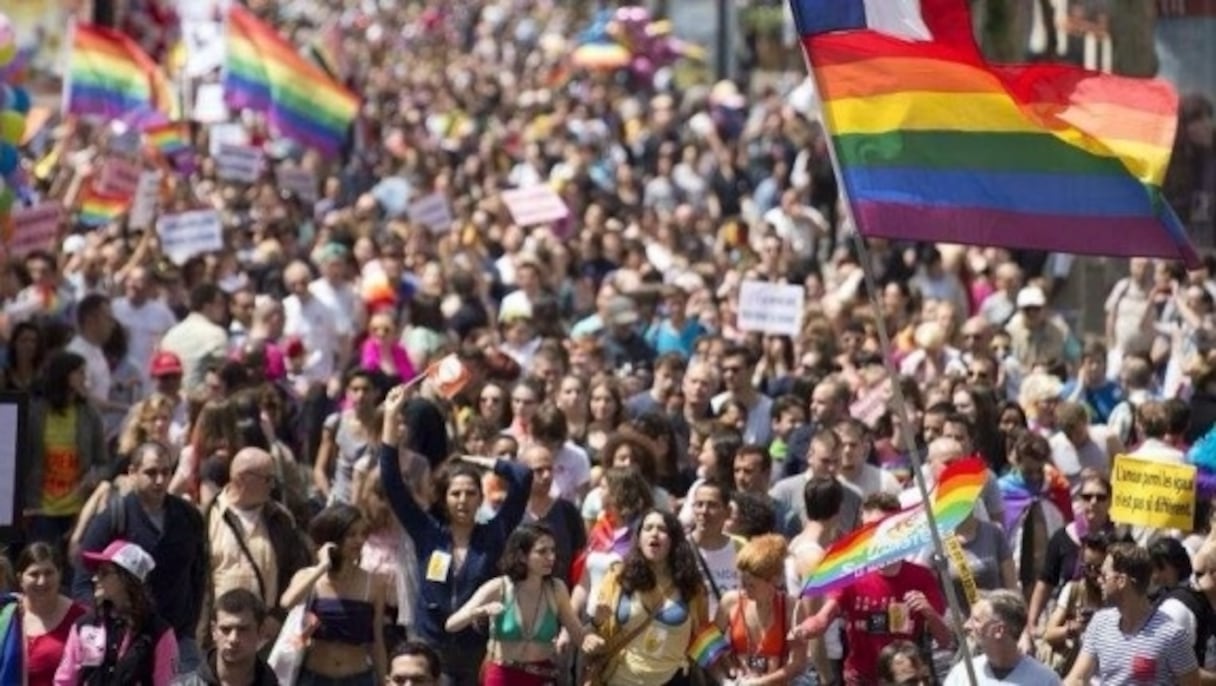 Marche homo à Paris en 2015
