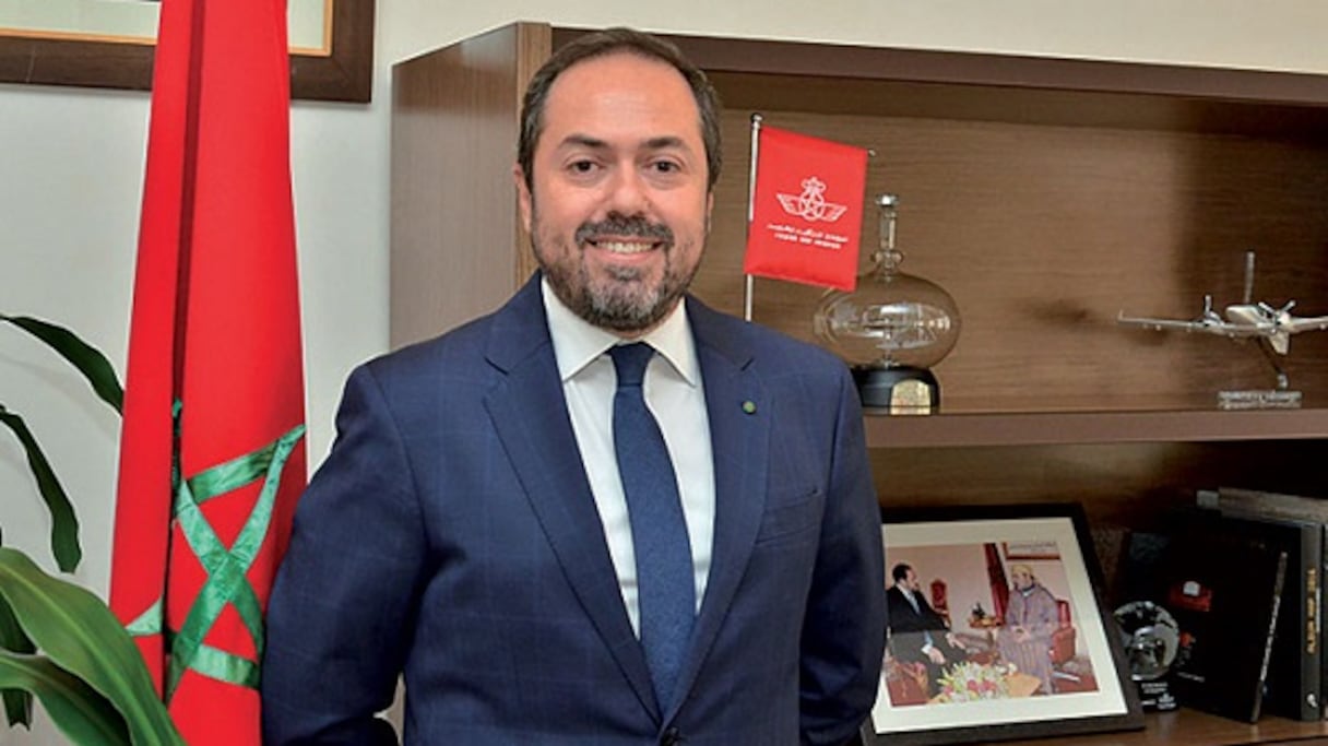 Abdelhamid Addou, directeur général de Royal Air Maroc.
