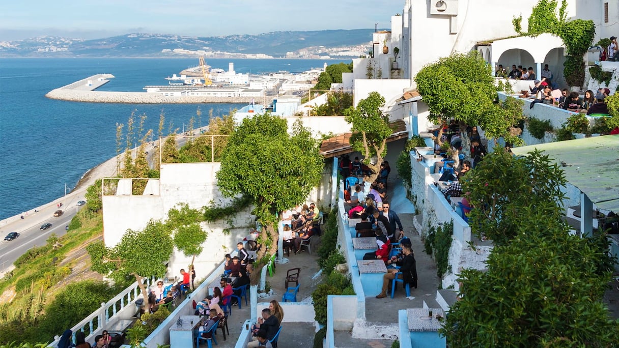 Le célèbre café Hafa, à Tanger.
