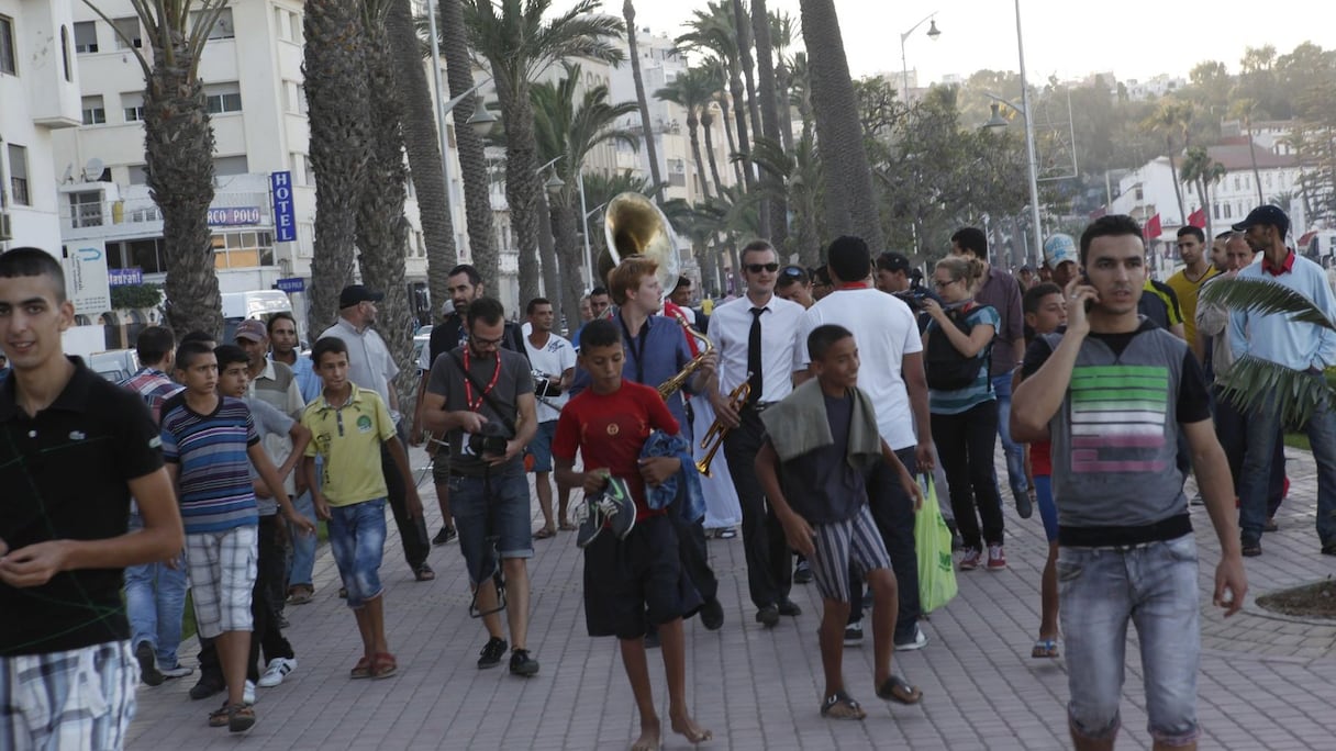 Airs de jazz dans  les rues de Tanger !
