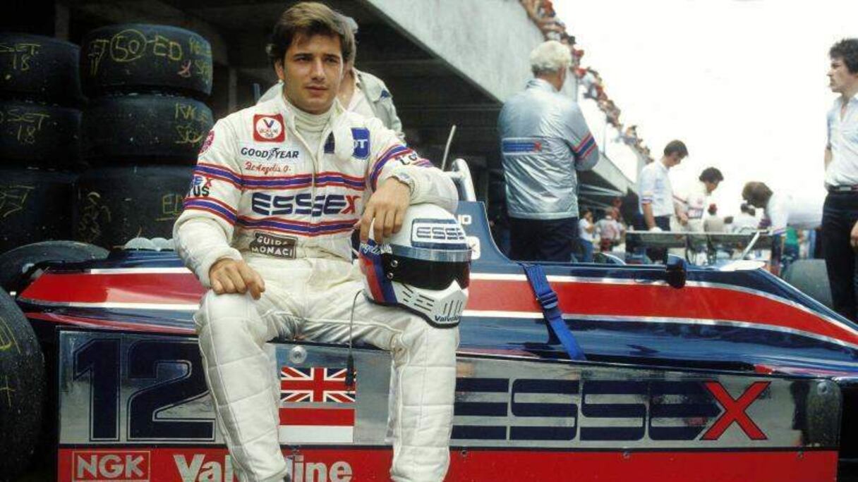 Elio de Angelis (ITA/Brabham), essais privés, Circuit Paul Ricard (1986).
