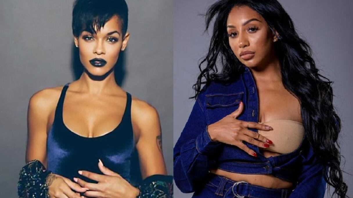 Candice Brook (à gauche) et Rita Mahrez (à droite).
