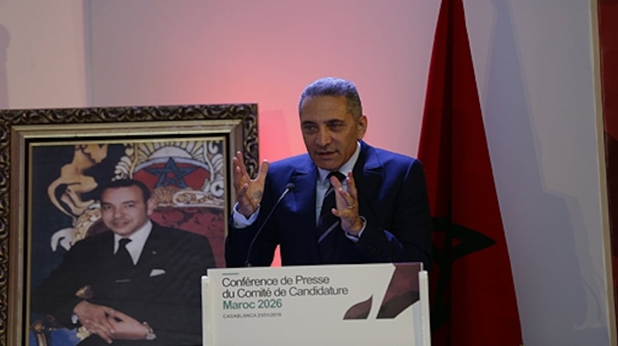 Moulay Hafid Elalamy, président du Comité de candidature Maroc 2026.
