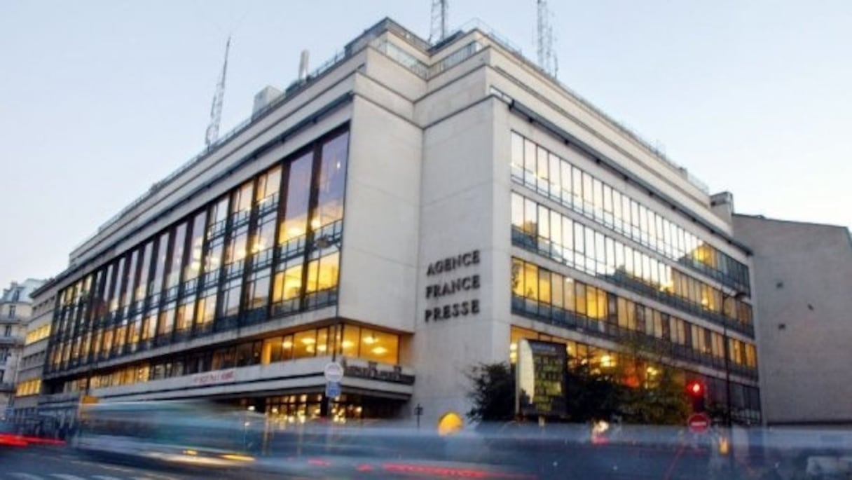 Le siège d'AFP à Paris.
