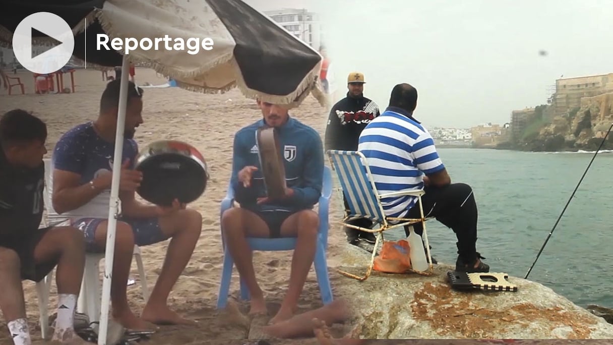 Les visiteurs peuvent à nouveau profiter de la plage de Salé, suite à l'allègement des restrictions sanitaires.
