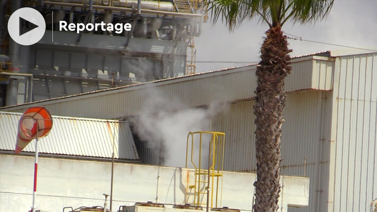 Les premières images du redémarrage de la centrale de Tahaddart, alimentée par le gaz américain, acheminé par le GME en flux inversé, mardi 5 juillet 2022.
