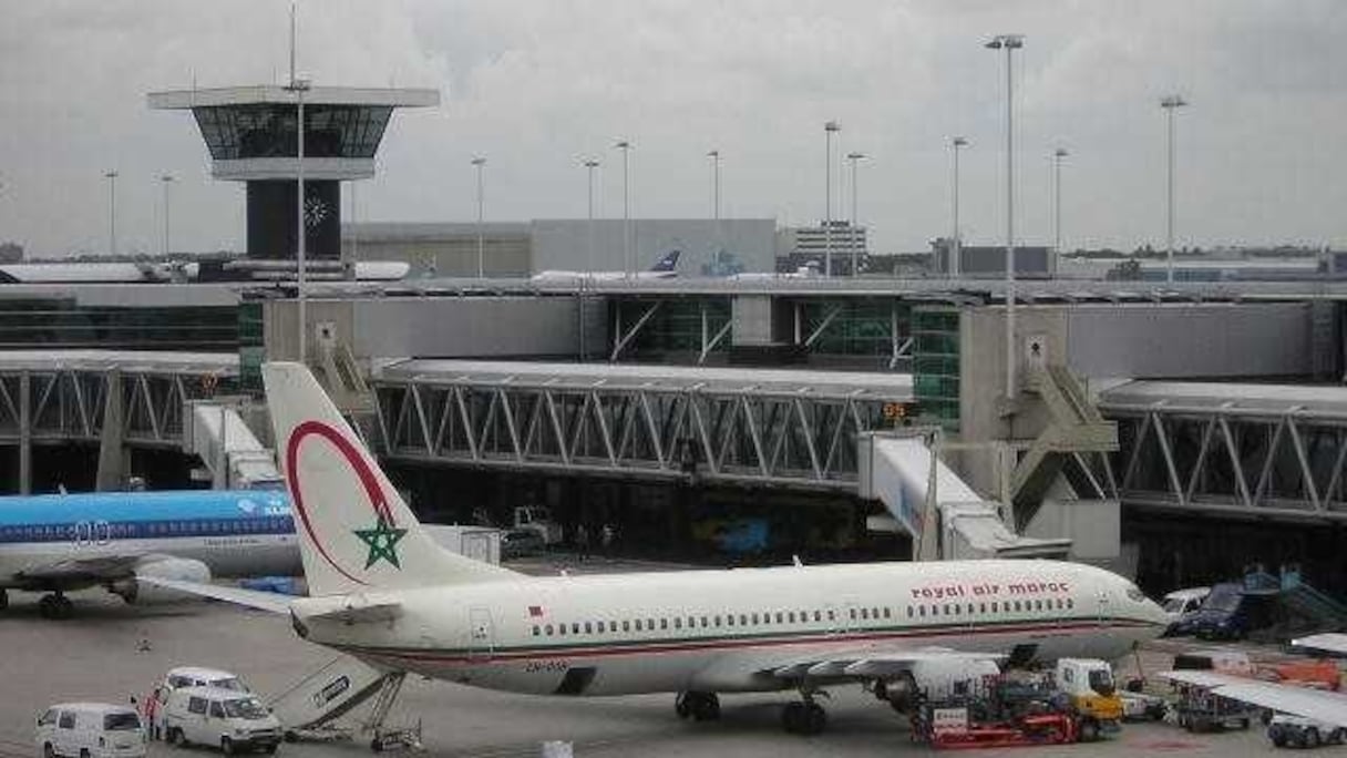 Aéroport international Mohammed V de Casablanca.
