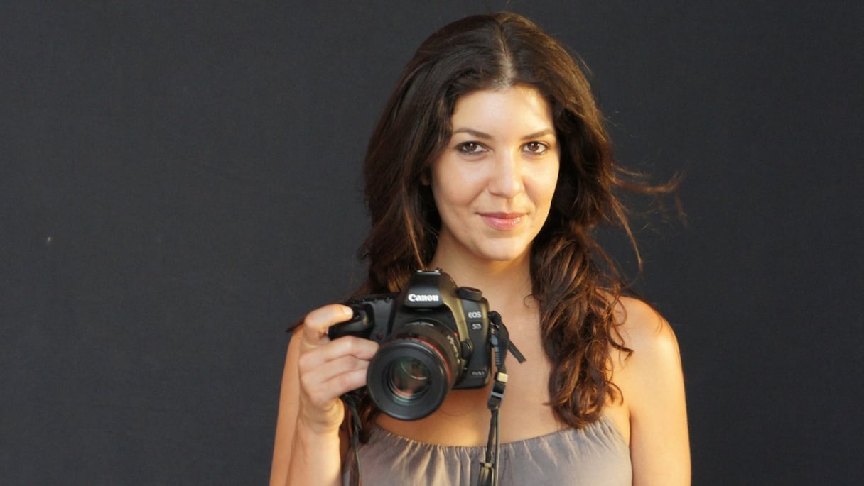 La photographe franco-marocaine Leïla Alaoui en 2011. 
