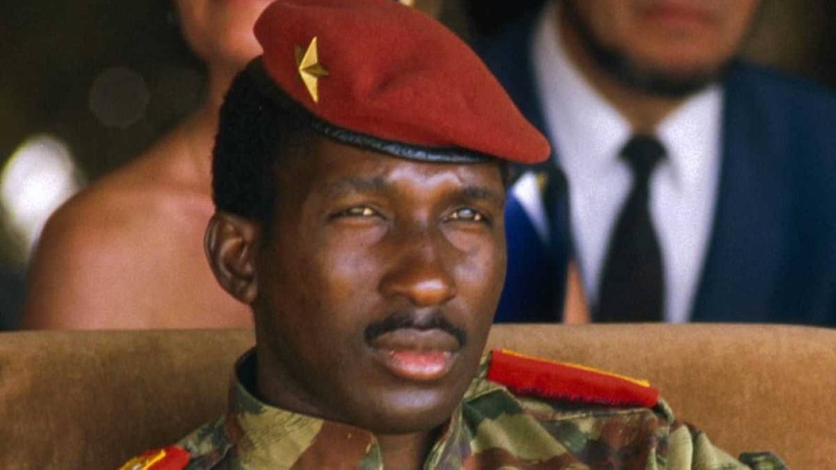 L'ex-président du Burkina Faso, Thomas Sankara.
