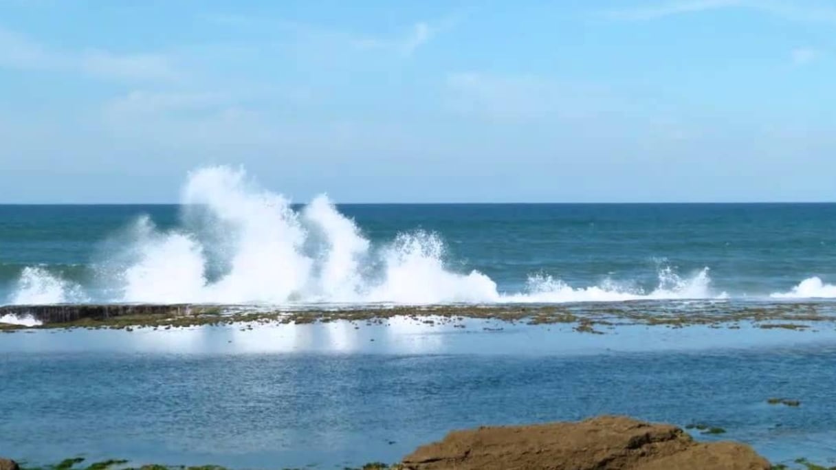 Plage de Skhirat. 
