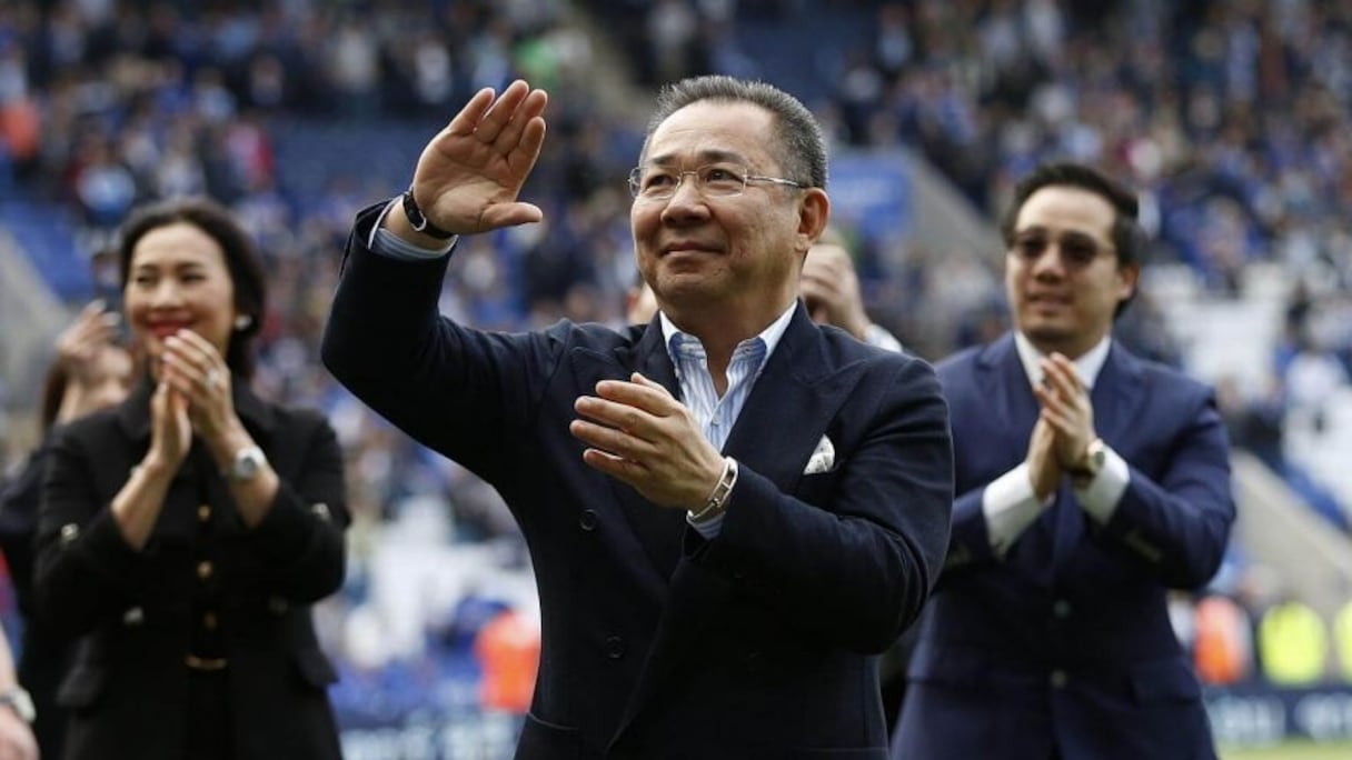 Vichai Srivaddhanaprabha, propriétaire thaïlandais du club de football de Leicester en Angleterre.
