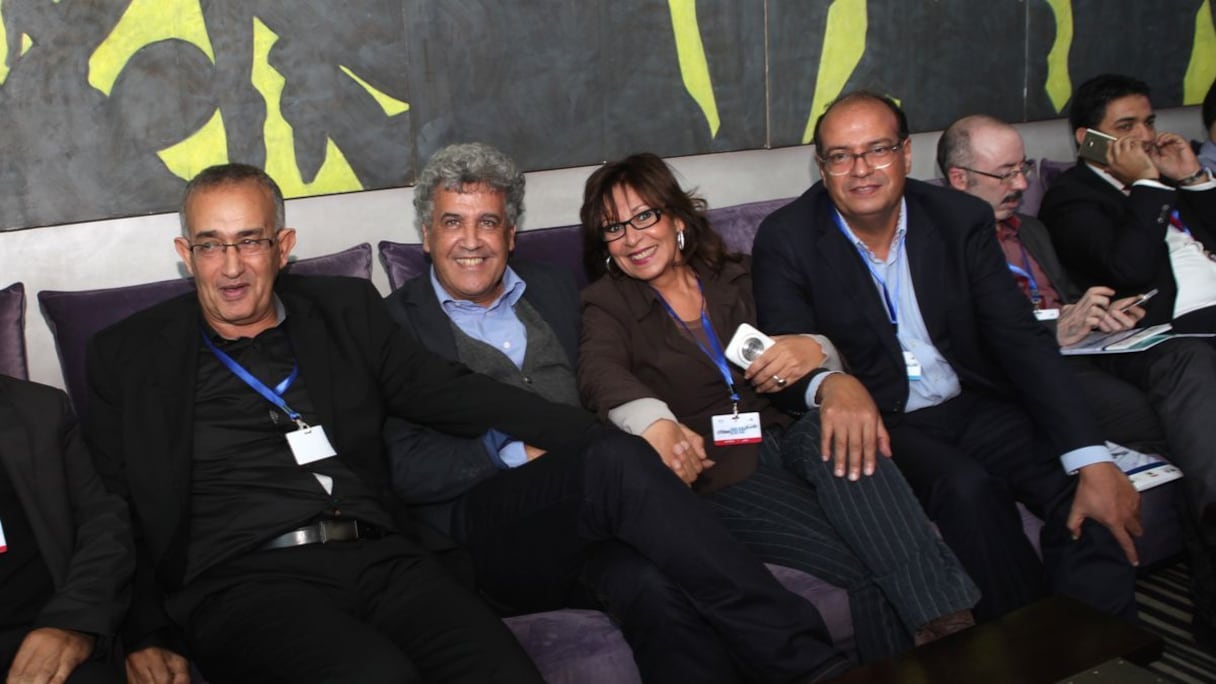 Mohamed Naji,Mohammed Tozy, Malika Malak et Hassan Najmi
