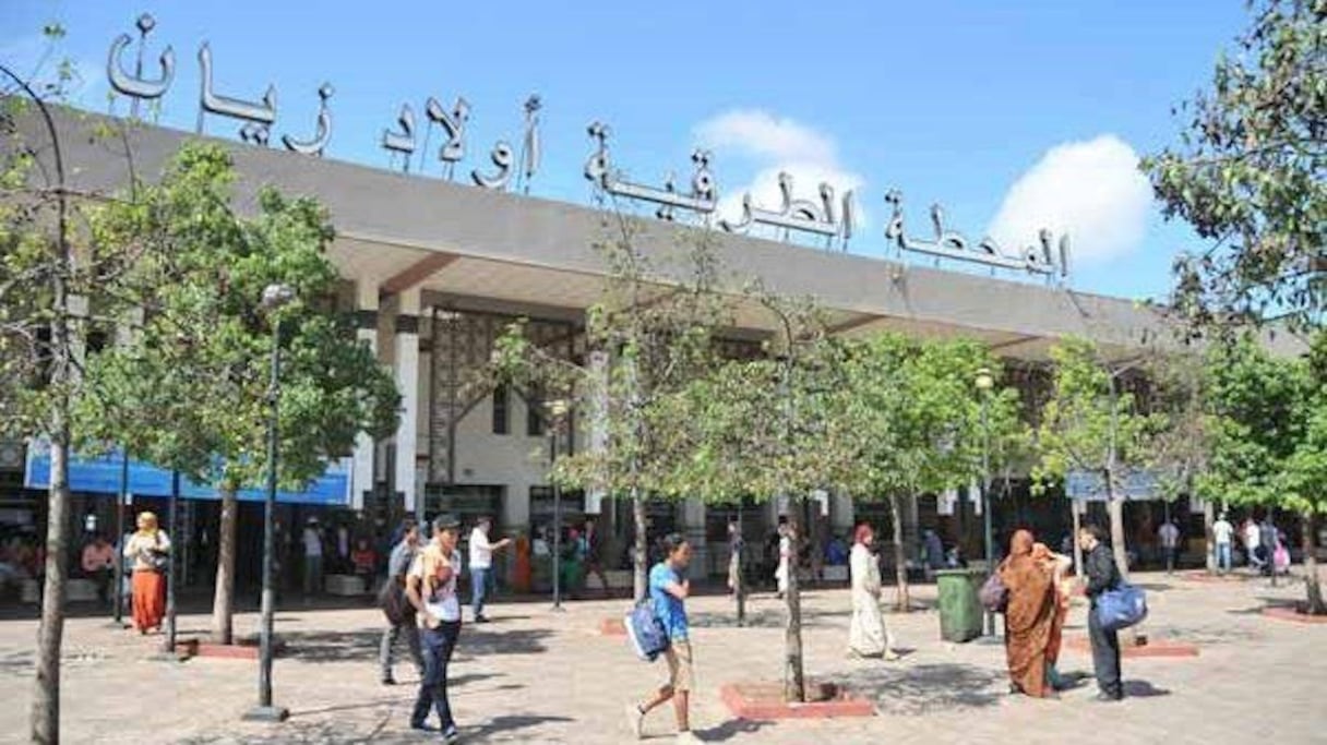 La gare routière de Oulad Ziane, Casablanca.
