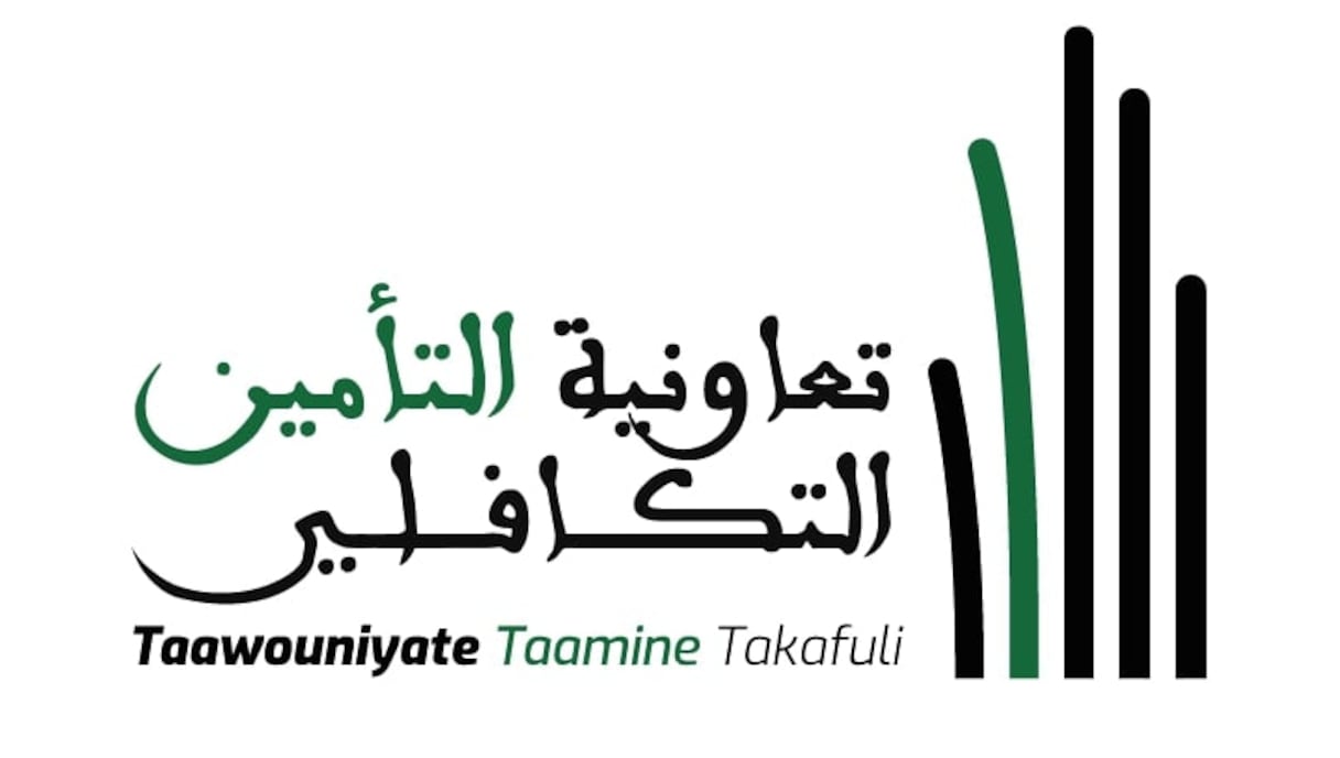 Logo de Taawouniyate Taamine Takafuli, filiale de la Mutuelle centrale marocaine d’assurances (MCMA) et de la Banque Centrale Populaire (BCP).
