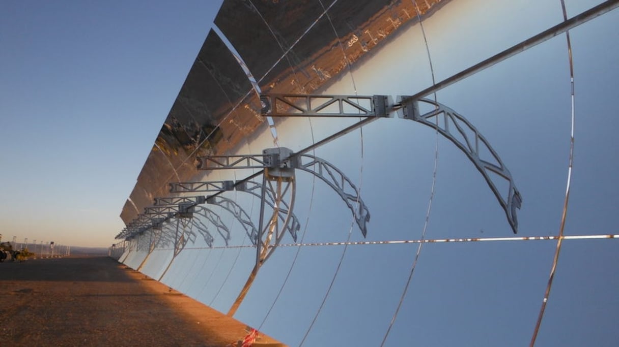 La centrale solaire Noor à Ouarzazate.
