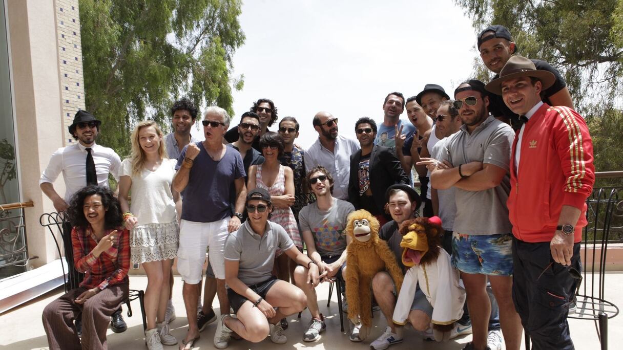 La sympathique photo de famille! Comme chaque année, le Marrakech du rire déferle avec son lot de surprises et de bonheur. 

